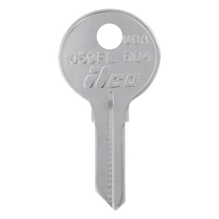 Hillman House & Office Key Blank with RO-4 Single Sided Case, 4PK 5007528